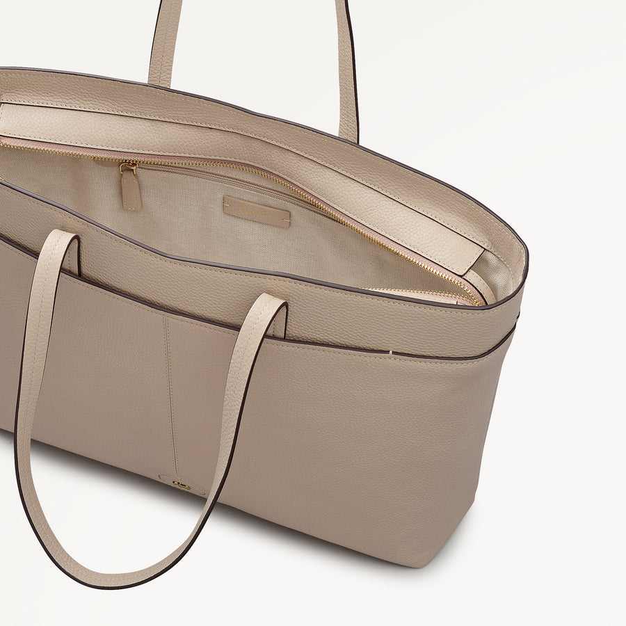 Maldon Mews Large Ziptop Tote Porcini - 112927