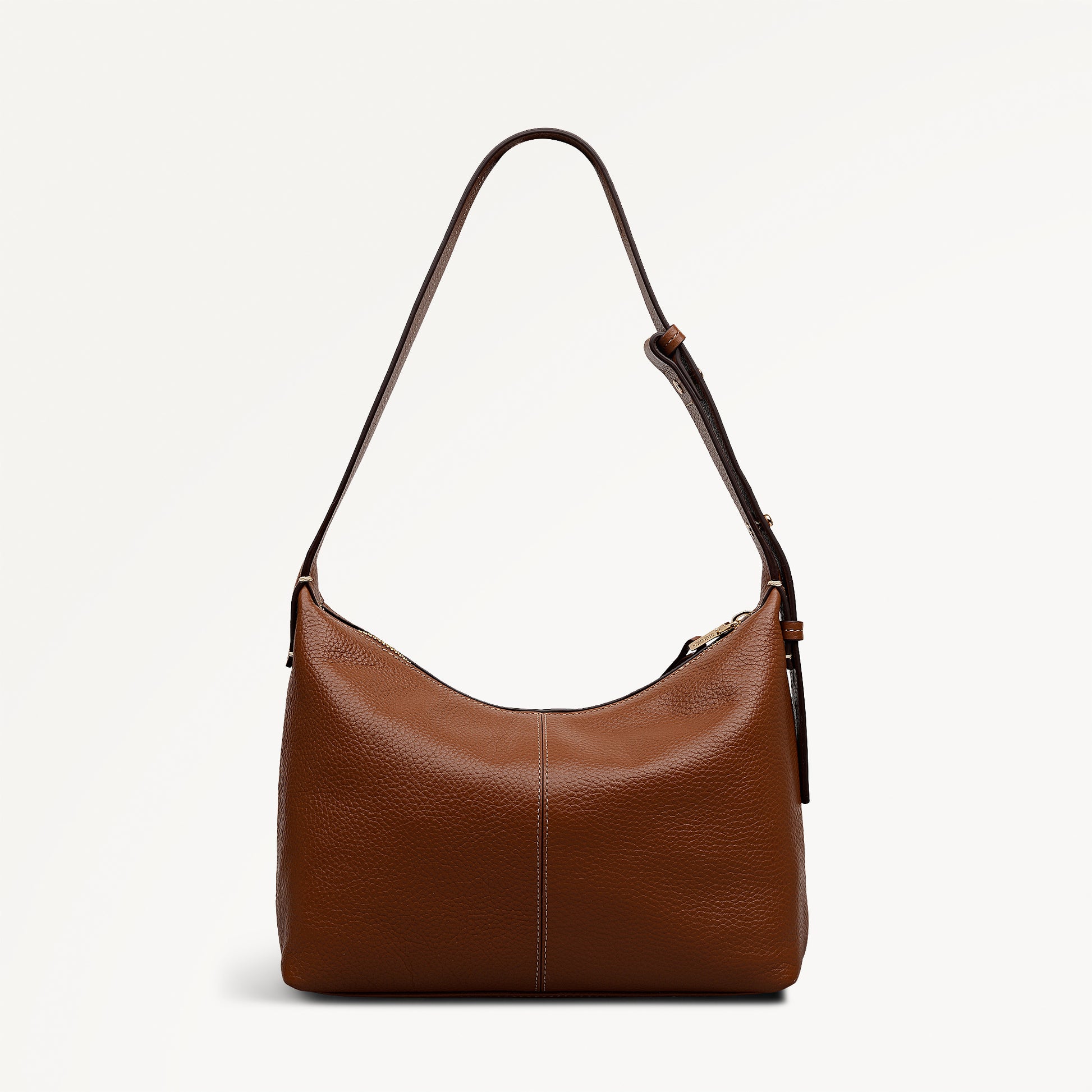 Maldon Mews Medium Ziptop Shoulder Cognac - 112929