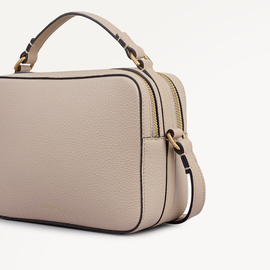 Hadley Lane Medium Ziptop Cross Body Porcini - 112943