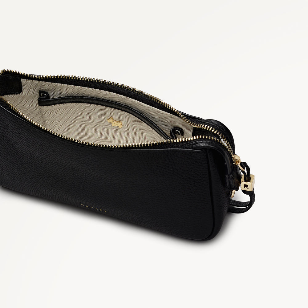 Carlton Close Mini Ziptop Shoulder Black - 112947