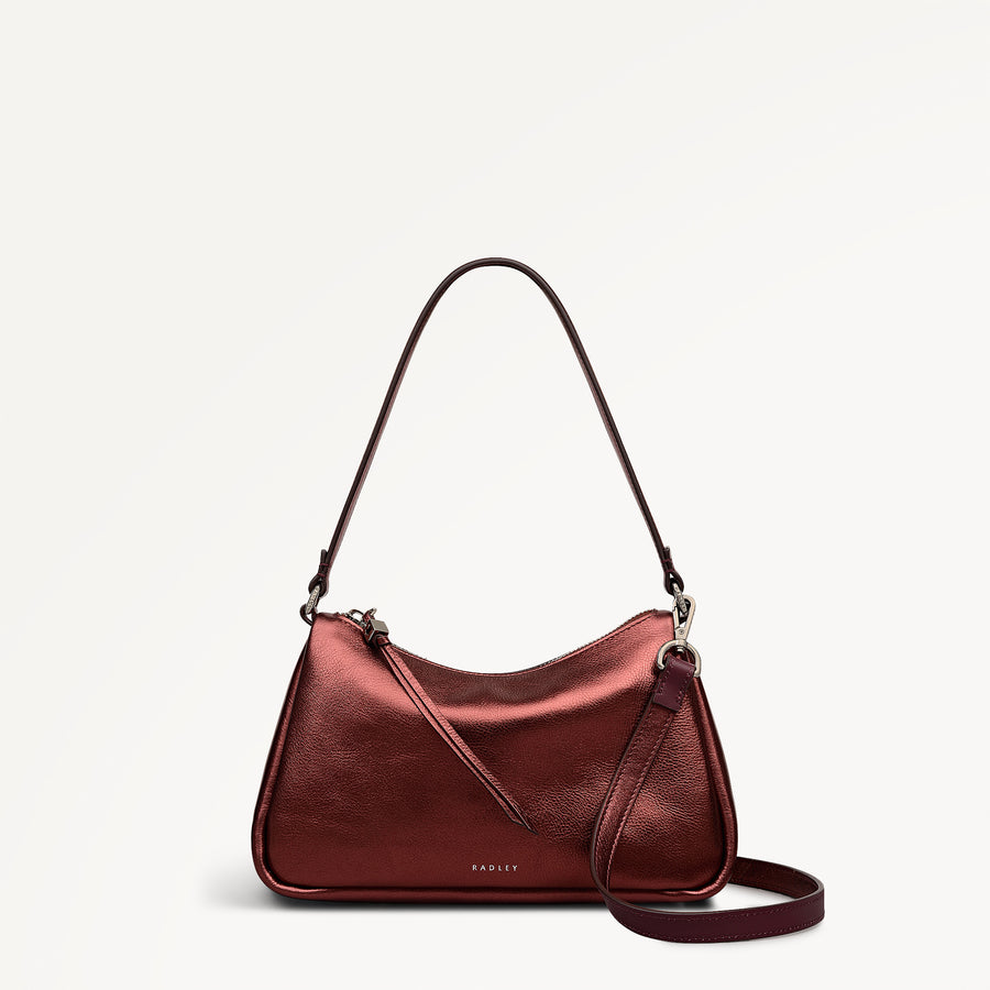 Carlton Close - Metallic Small Ziptop Shoulder - OHF12802