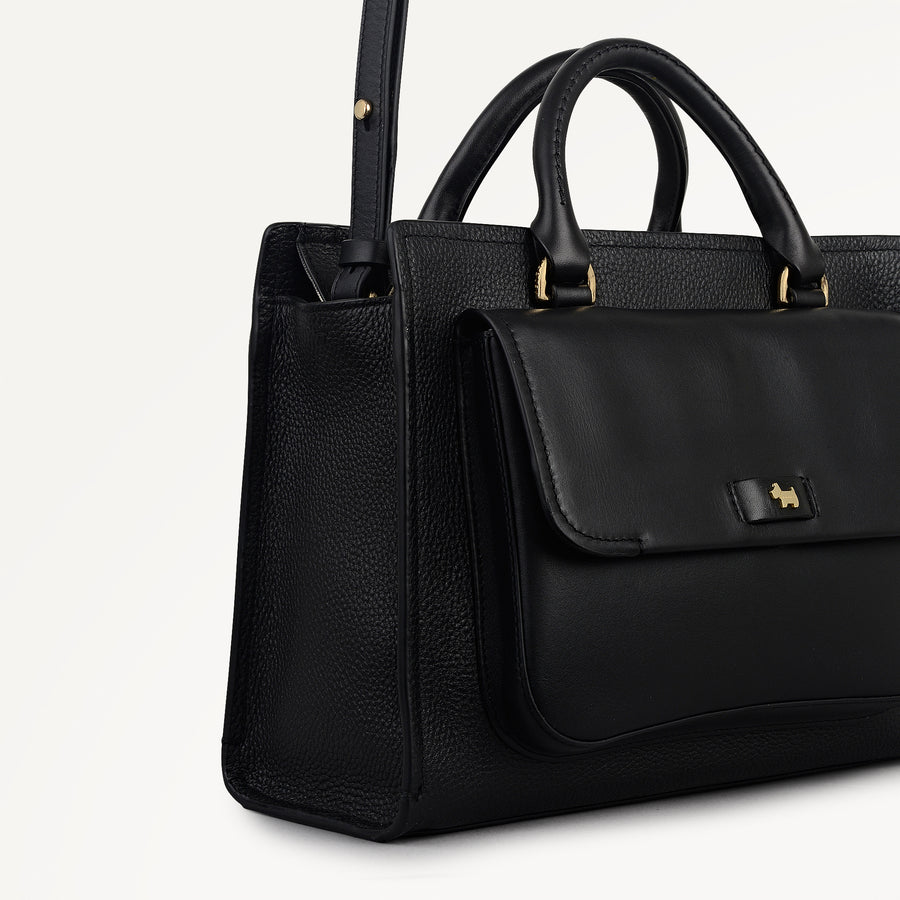 Talbot Way Medium Ziptop Grab Black - 112954