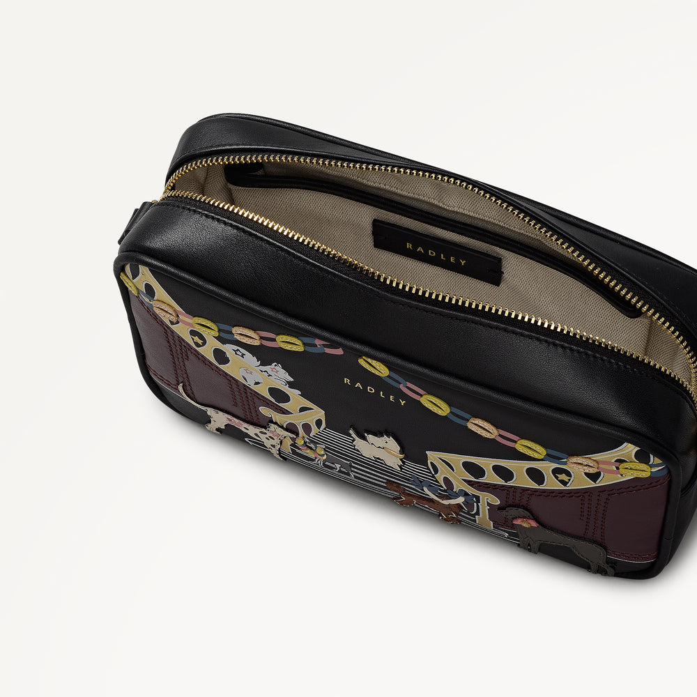 Party Pals Small Ziptop Cross Body Black - 112957