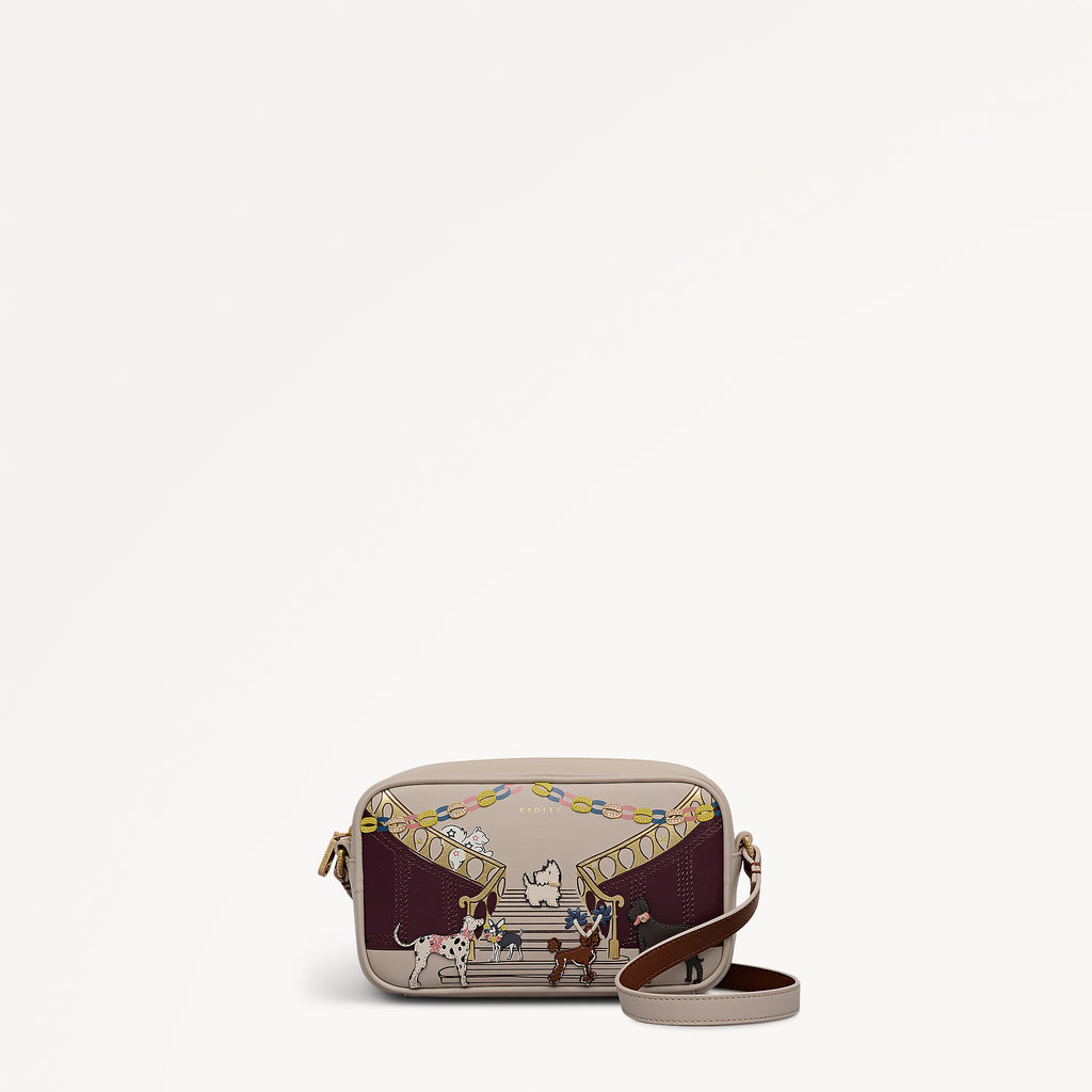 Party Pals Small Ziptop Cross Body Porcini - 112958