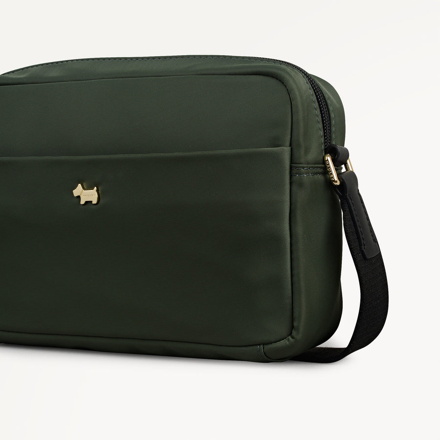 Grove Close - Responsible Mini Ziptop Cross Body Khaki - 112963