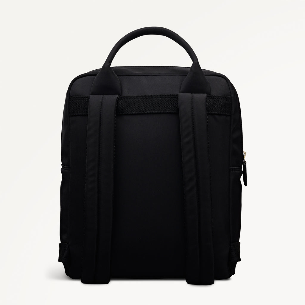 Grove Close - Responsible Large Ziptop Backpack Black - 112964