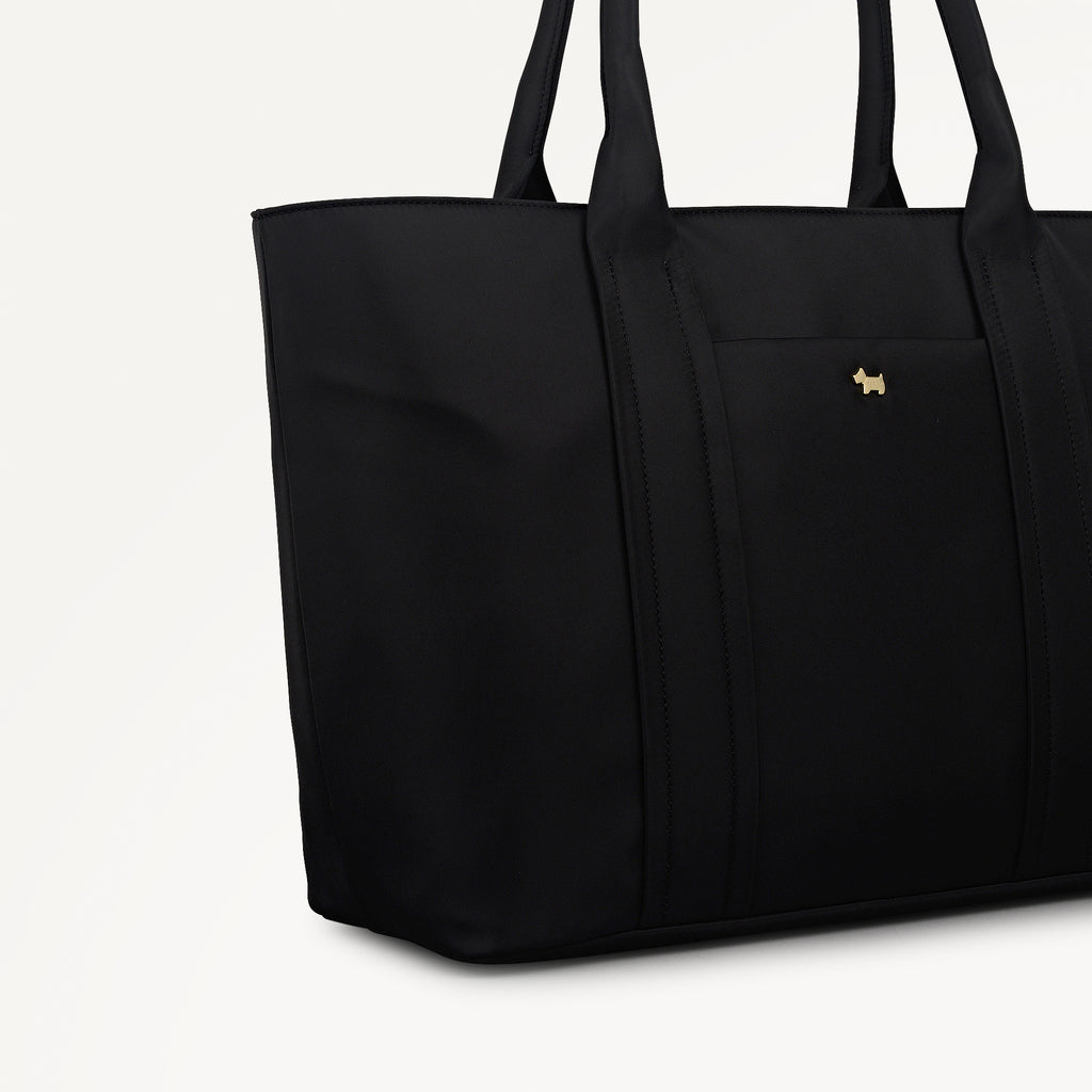 Grove Close - Responsible Large Ziptop Tote Black - 112965