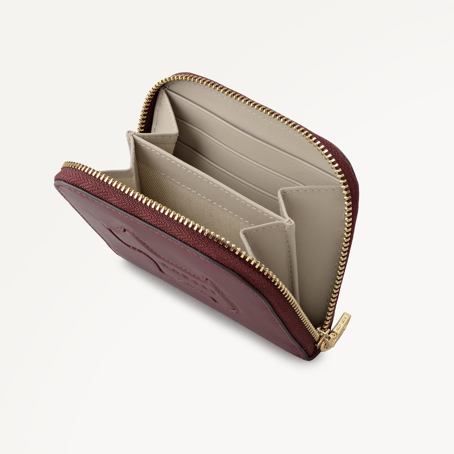 Hadley Lane Small Zip Around Purse Dark Cherry - 112972