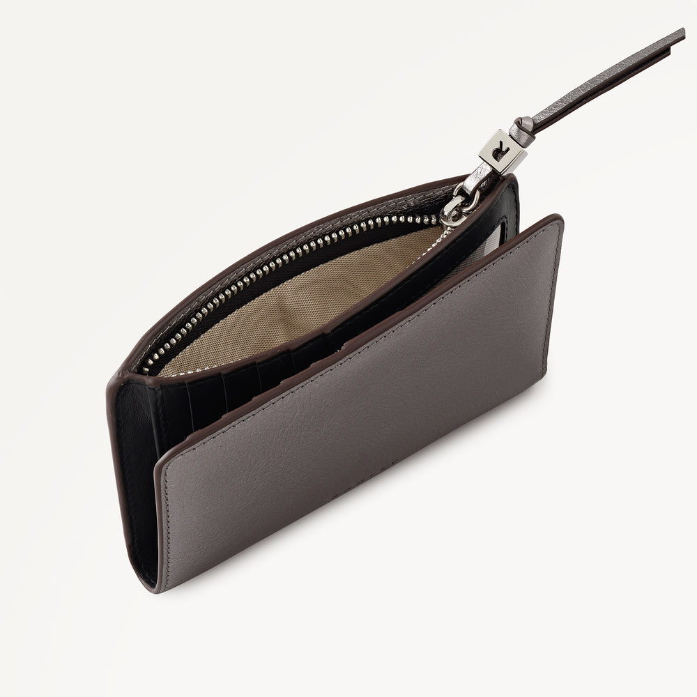 Carlton Close - Metallic Medium Bifold Purse Gun Metal - 112980