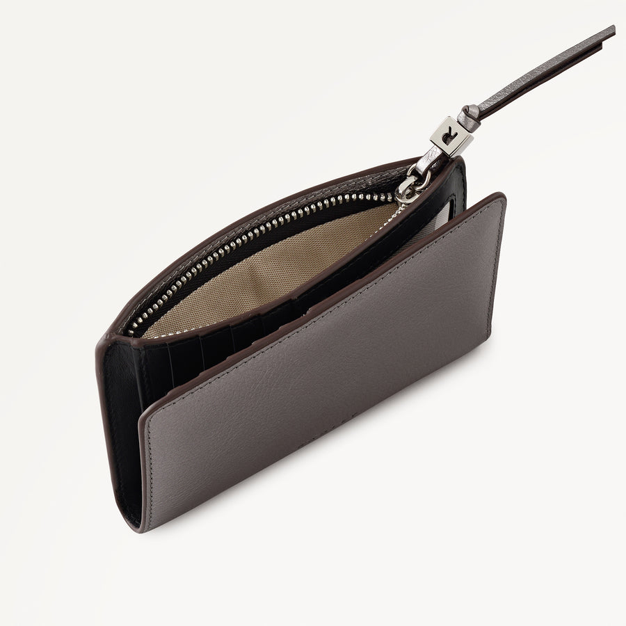 Carlton Close - Metallic Medium Bifold Purse Gun Metal - 112980