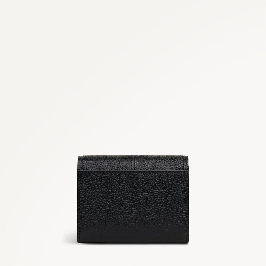 Maldon Mews Medium Flapover Purse Black - 112982