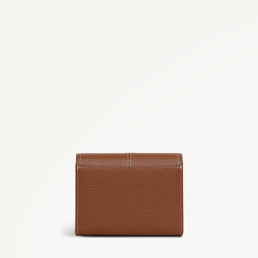 Maldon Mews Medium Flapover Purse Cognac - 112983