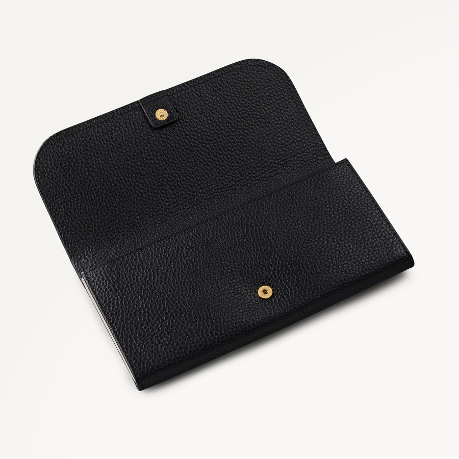 Maldon Mews Large Flapover Wallet Black - 112986