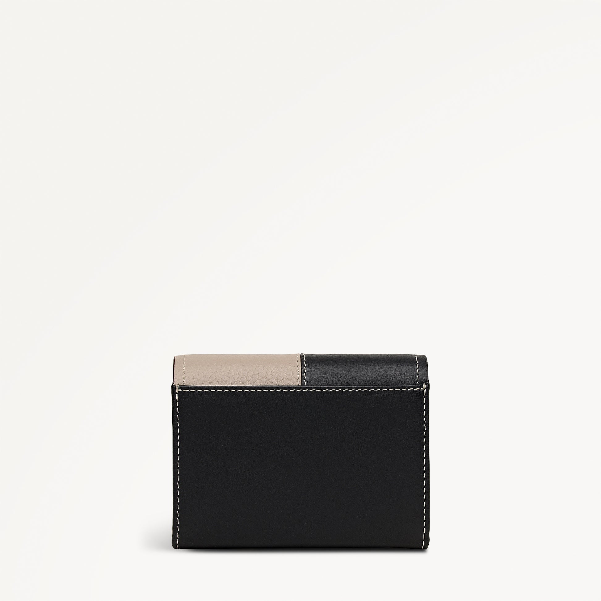 Maldon Mews - Colourblock Medium Flapover Purse Black - 112987