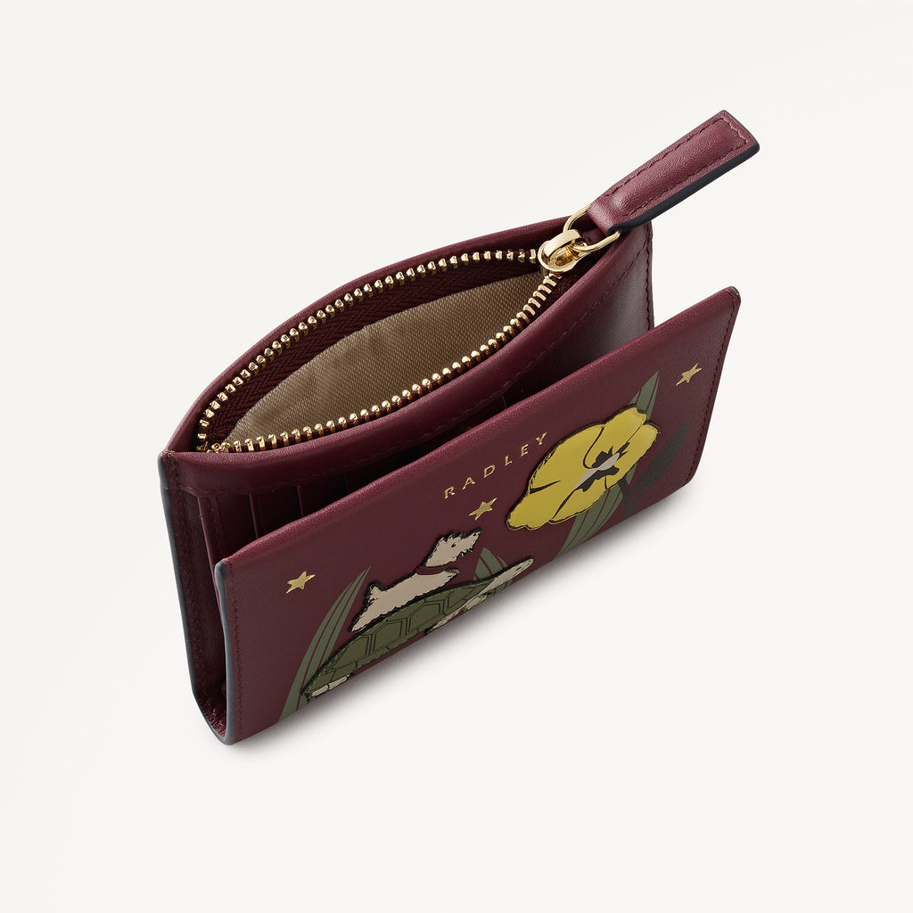 Midnight Wanderer Small Bifold Purse Dark Cherry - 112993