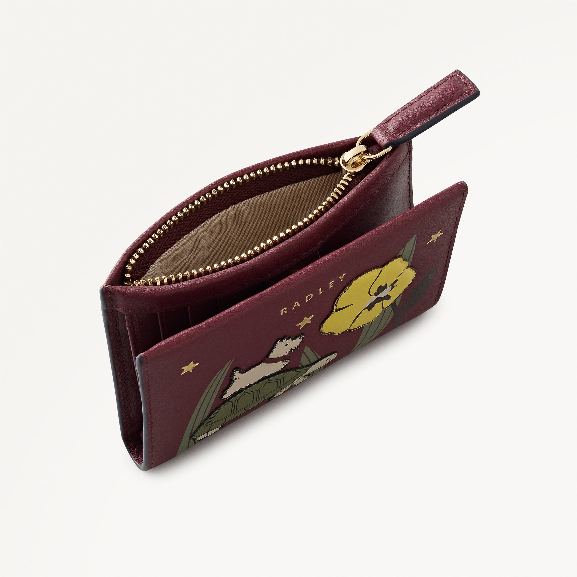 Midnight Wanderer Small Bifold Purse Dark Cherry - 112993