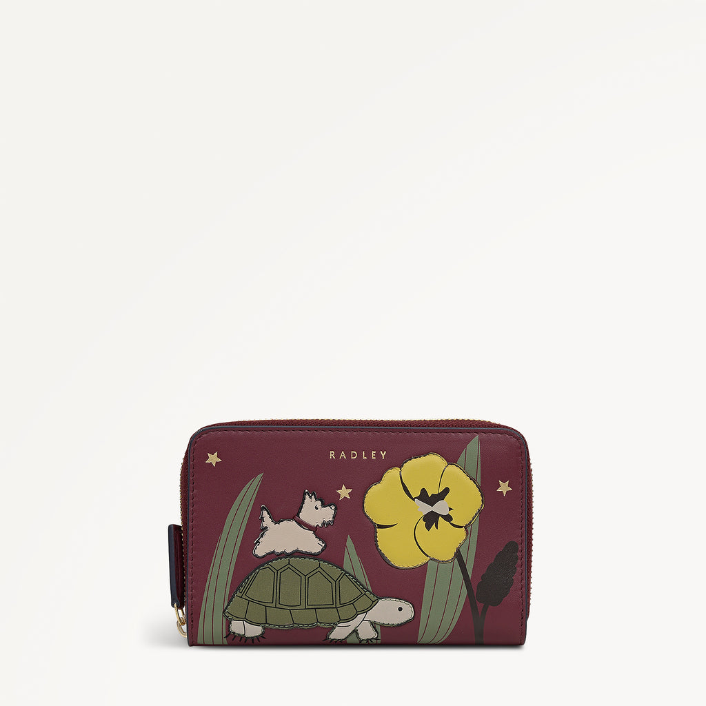 Midnight Wanderer Medium Zip Around Purse Dark Cherry - 112996