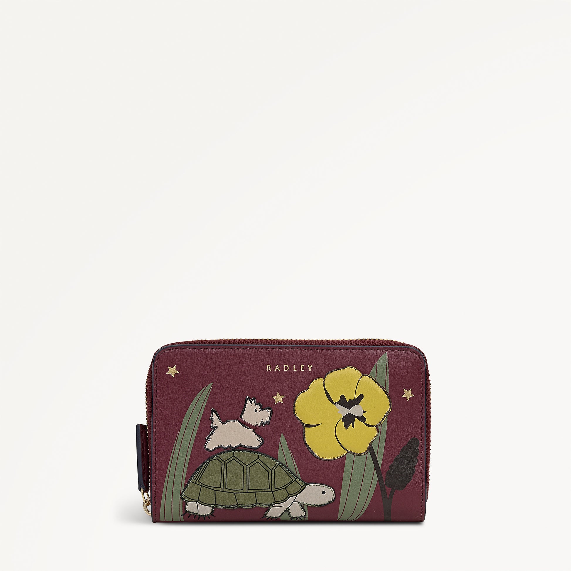 Midnight Wanderer Medium Zip Around Purse Dark Cherry - 112996