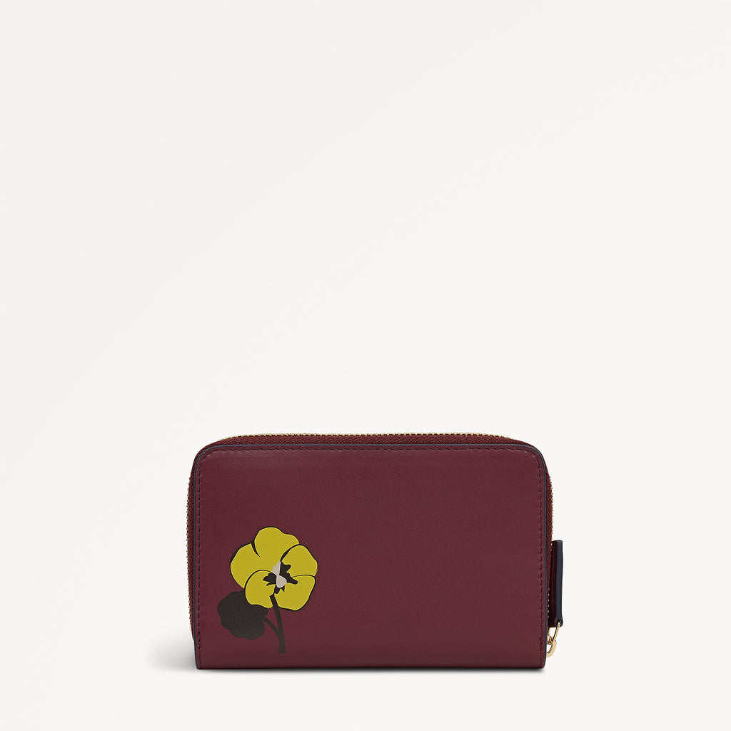 Midnight Wanderer Medium Zip Around Purse Dark Cherry - 112996