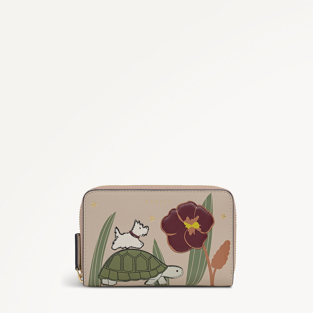 Midnight Wanderer Medium Zip Around Purse Porcini - 112997