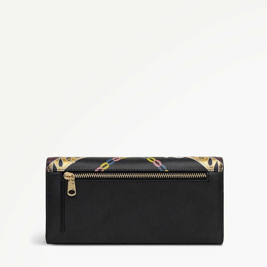 Party Pals Large Flapover Wallet Black - 112998