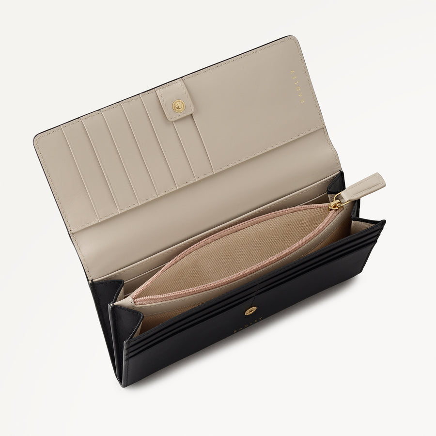 Party Pals Large Flapover Wallet Black - 112998