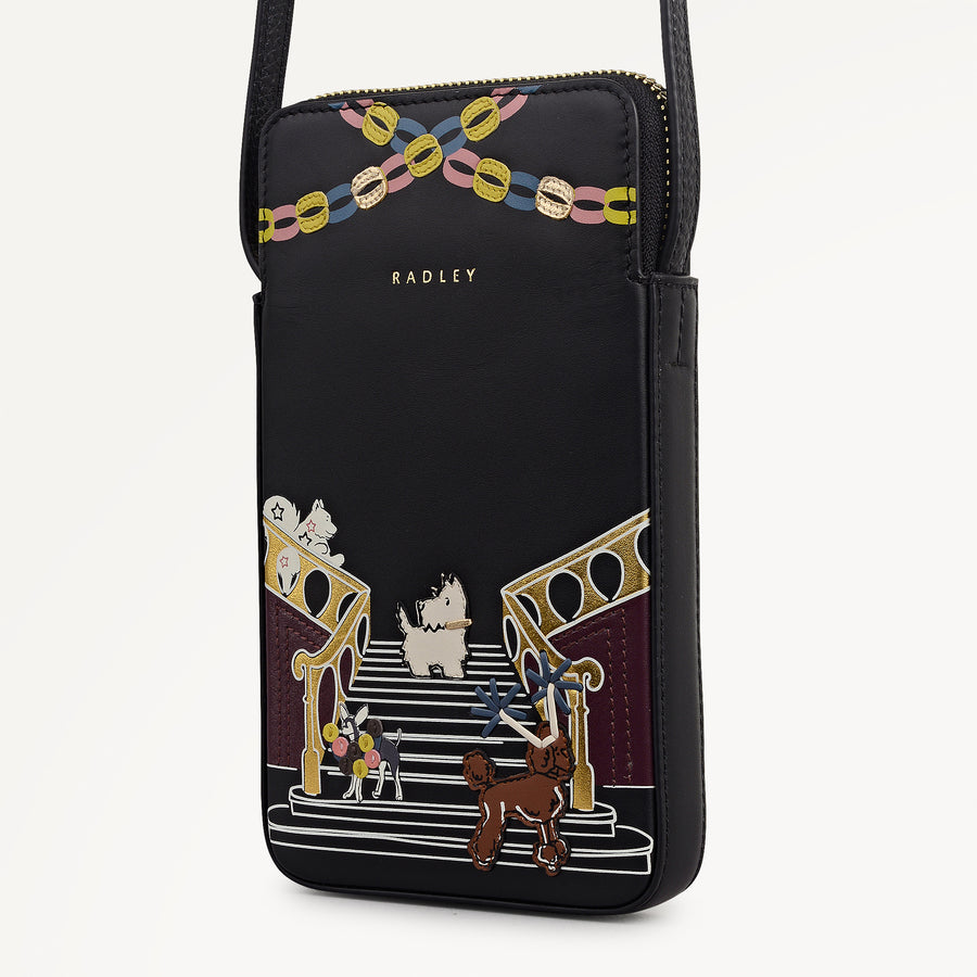 Party Pals Medium Phone Cross Body Black - 113001