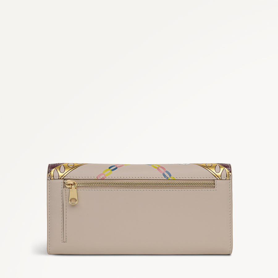 Party Pals Large Flapover Wallet Porcini - 113002