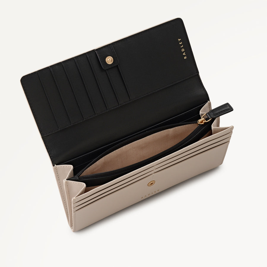 Party Pals Large Flapover Wallet Porcini - 113002