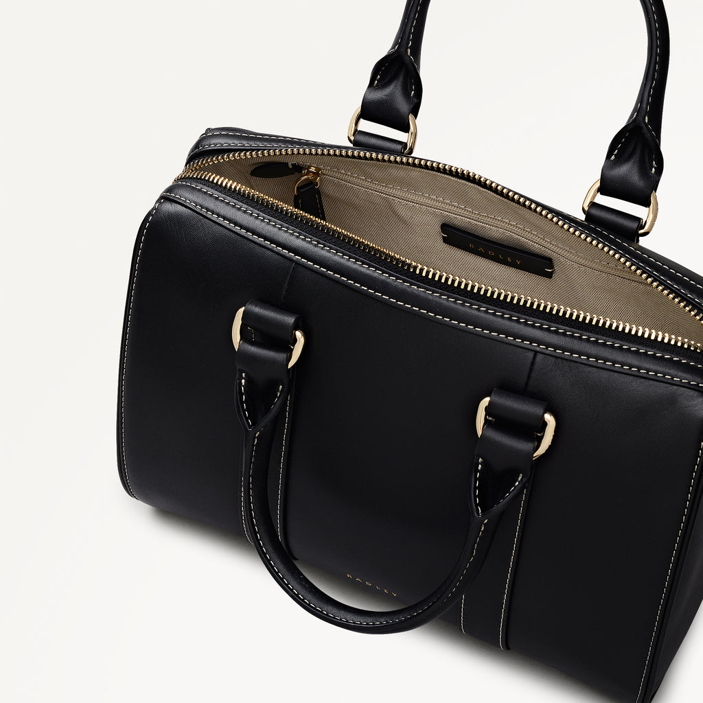 Noble Alley Medium Ziptop Grab Black - 113006