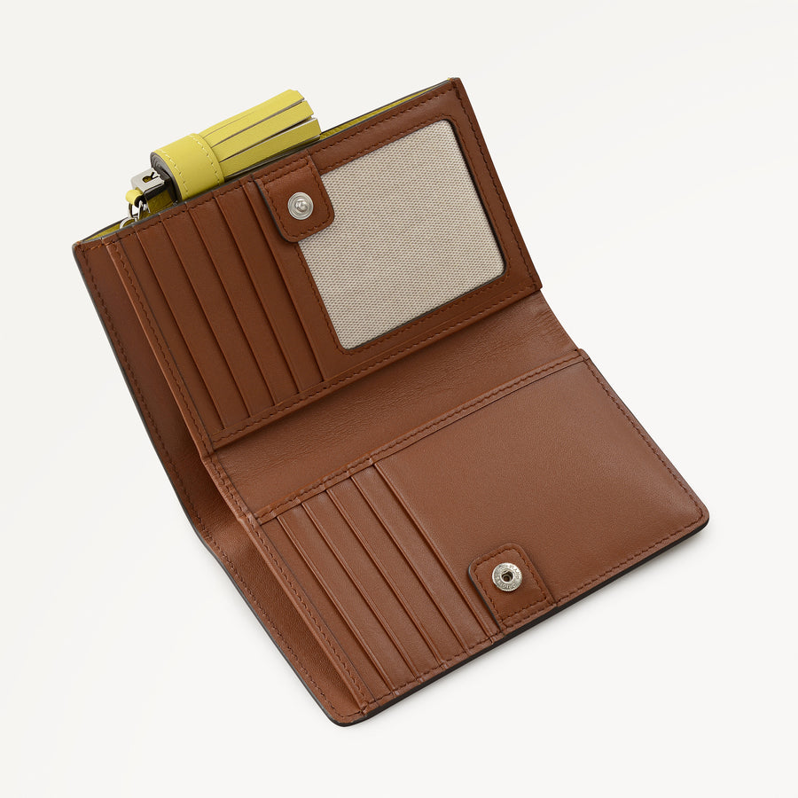 Noble Alley Medium Bifold Purse Limoncello - 113016