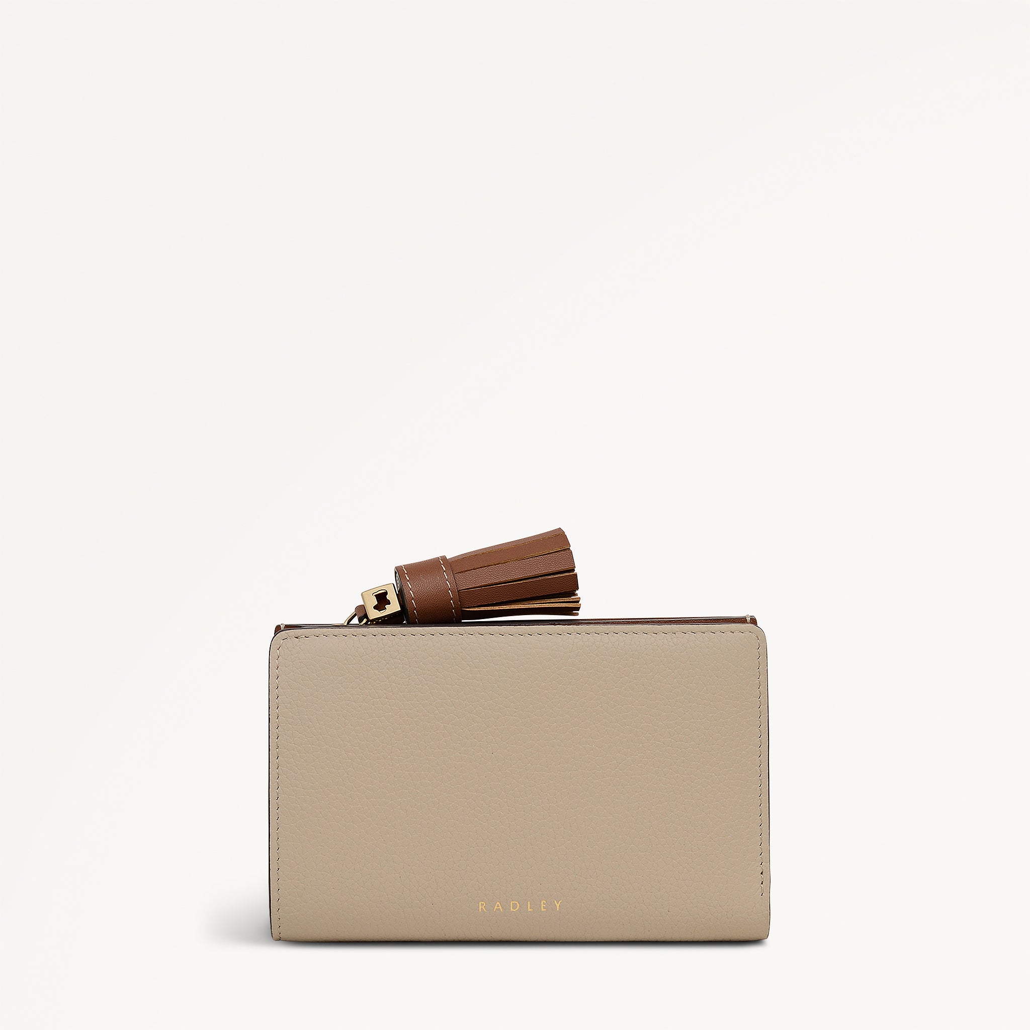 Noble Alley - Colourblock Medium Bifold Purse Porcini - 113021