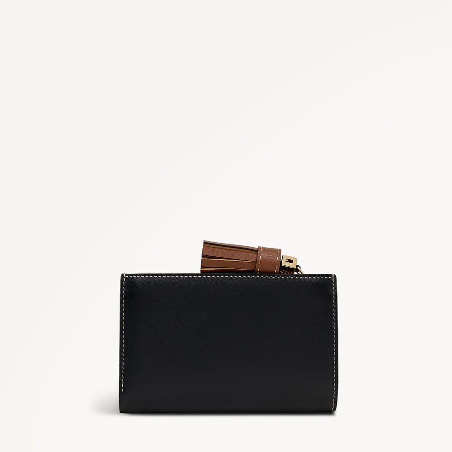 Noble Alley - Colourblock Medium Bifold Purse Porcini - 113021