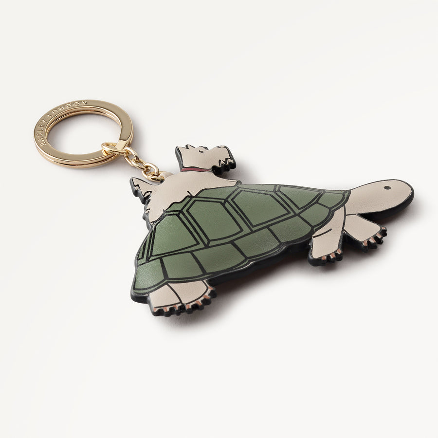 Midnight Wanderer Leather Keyring Porcini - 113023