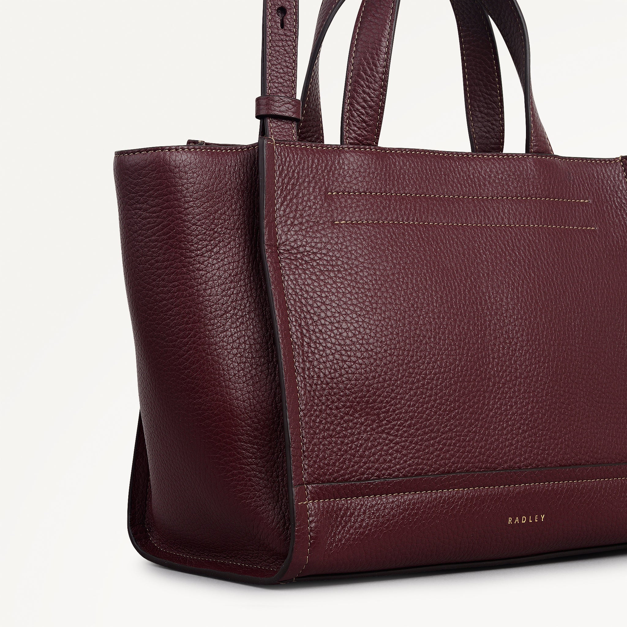 Dark Cherry Medium Ziptop Grab Bag | Oak Street SS26 | Radley London