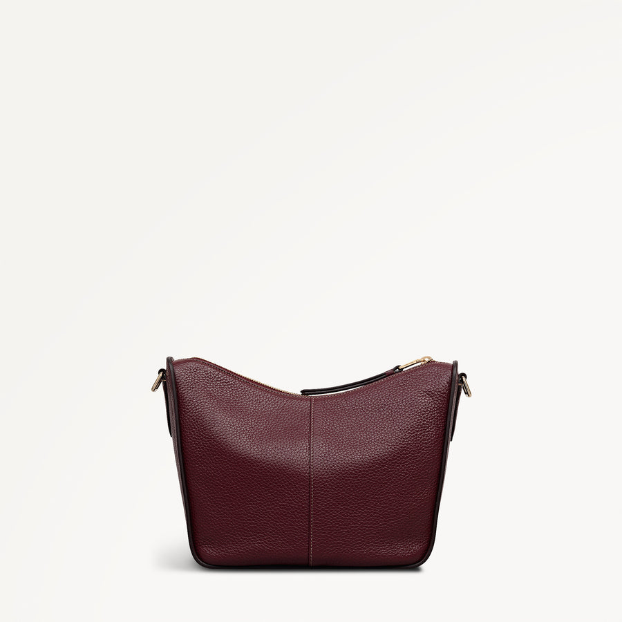 Oak Street Medium Ziptop Cross Body Dark Cherry - 113030