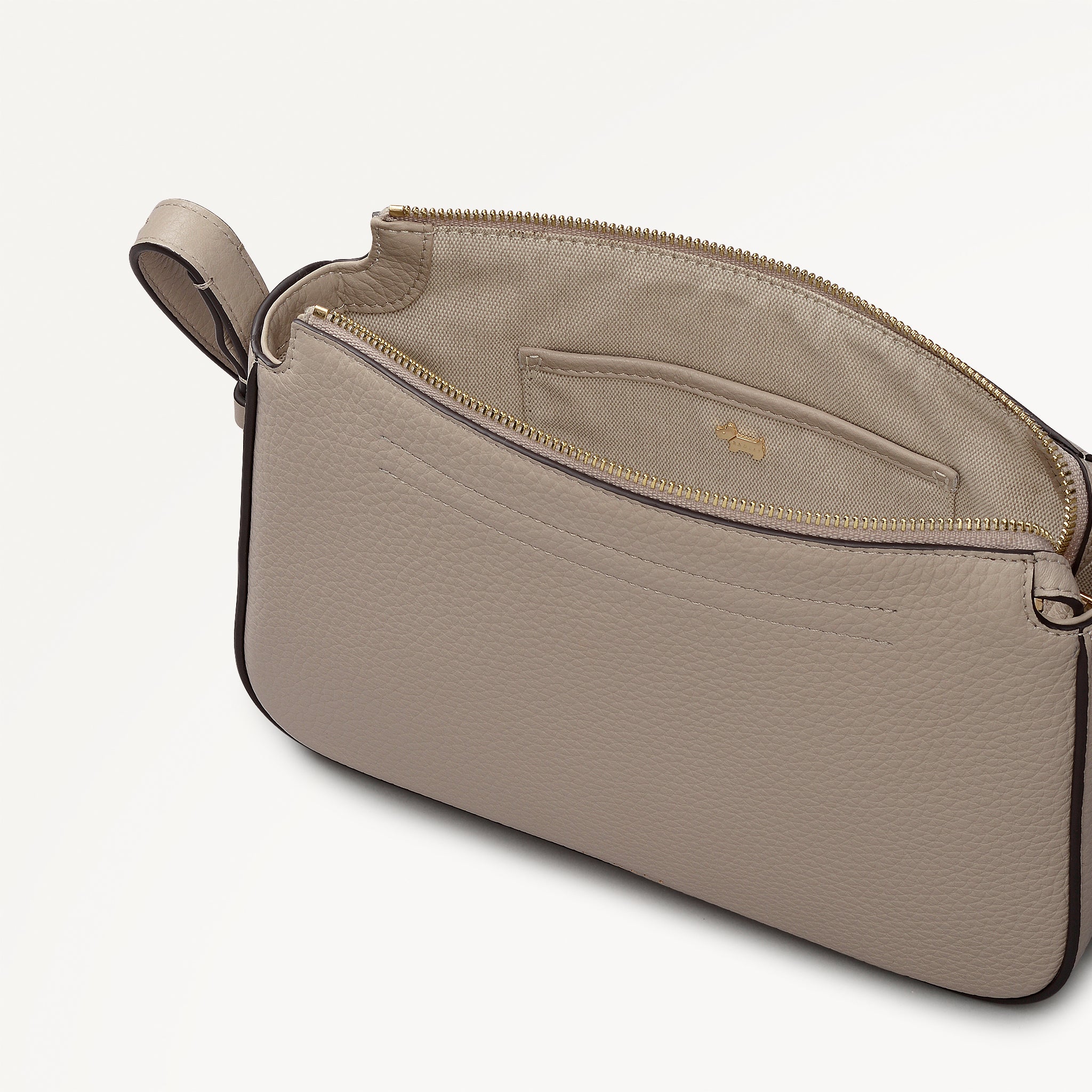 Oak Street Small Ziptop Cross Body Porcini - 113032