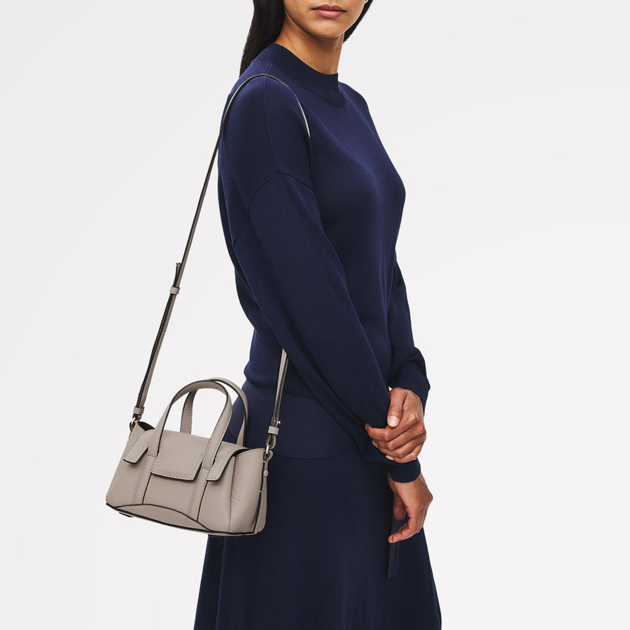 The Chancery Small Flapover Grab Porcini - 113033