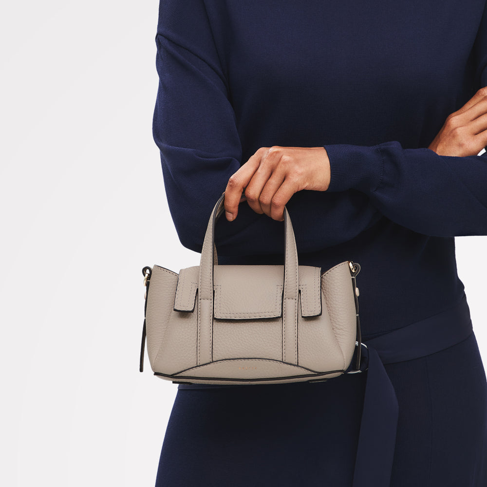 The Chancery Small Flapover Grab Porcini - 113033