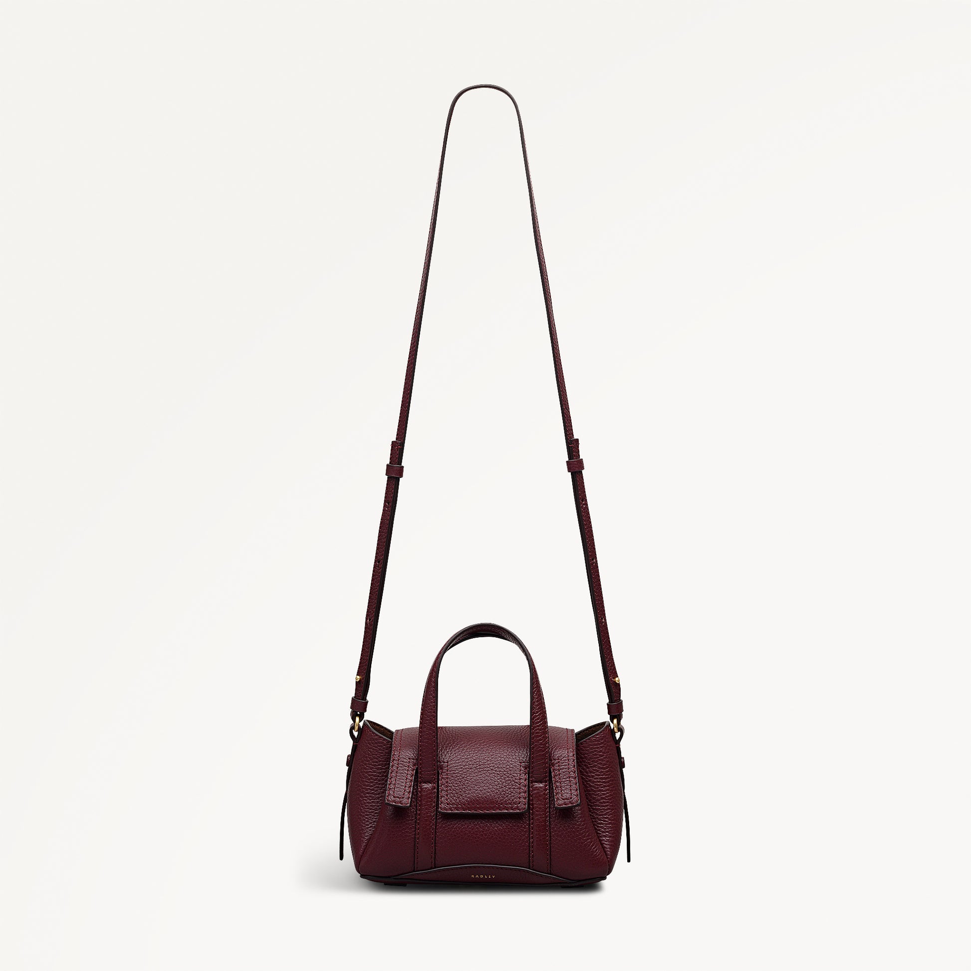 The Chancery Small Flapover Grab Dark Cherry - 113035