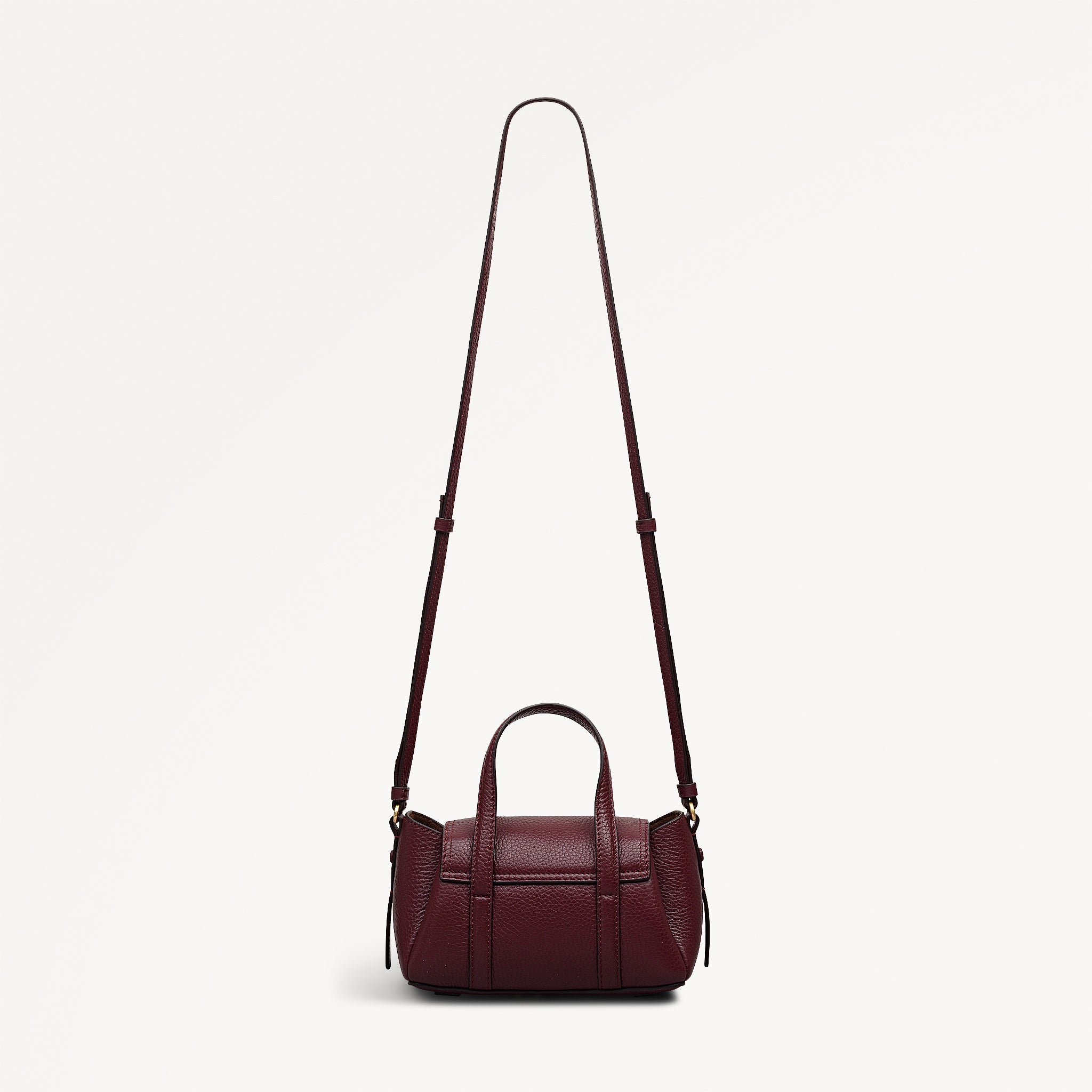 The Chancery Small Flapover Grab Dark Cherry - 113035