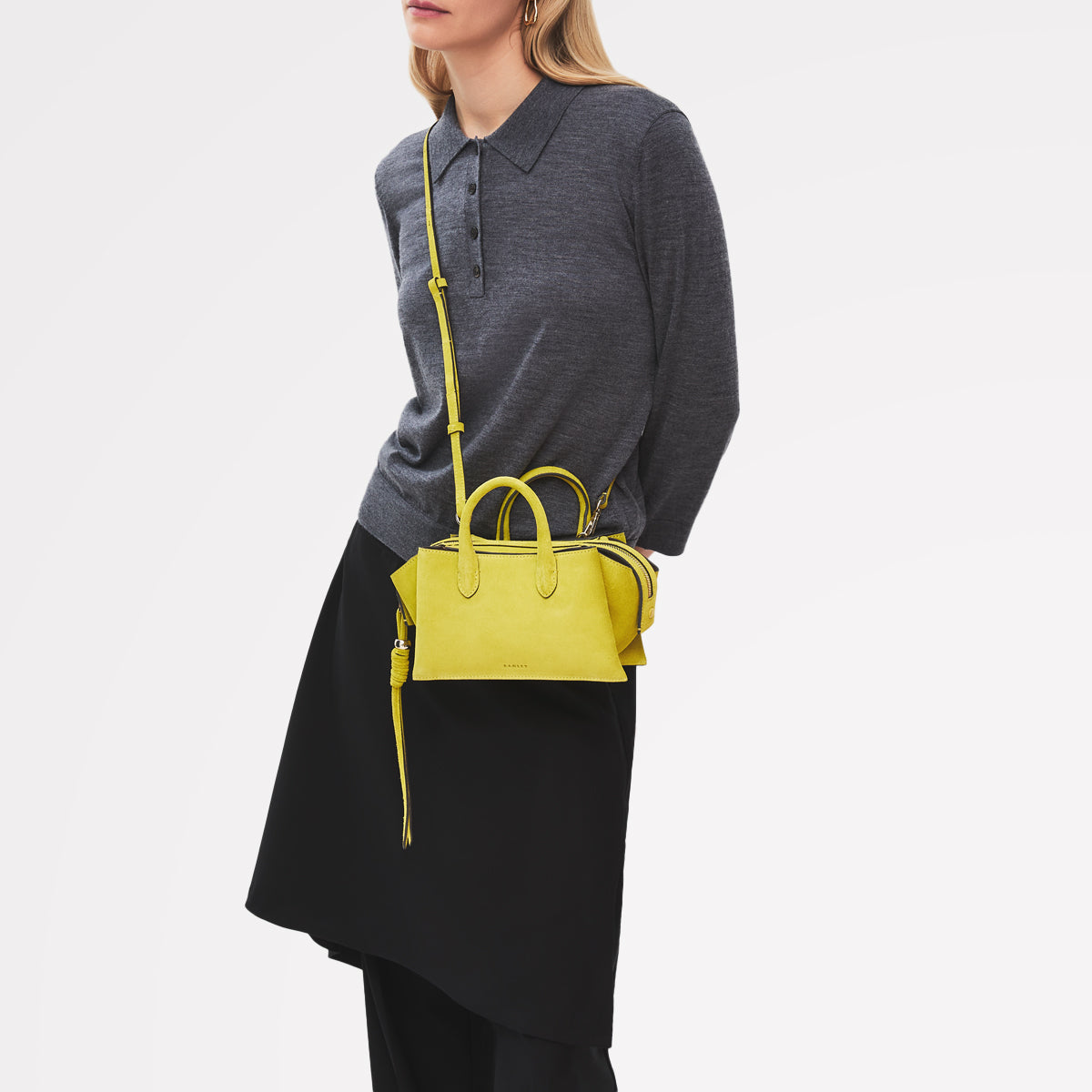 Limoncello Small Ziptop Grab Bag | The Romilly SS26 | Radley London