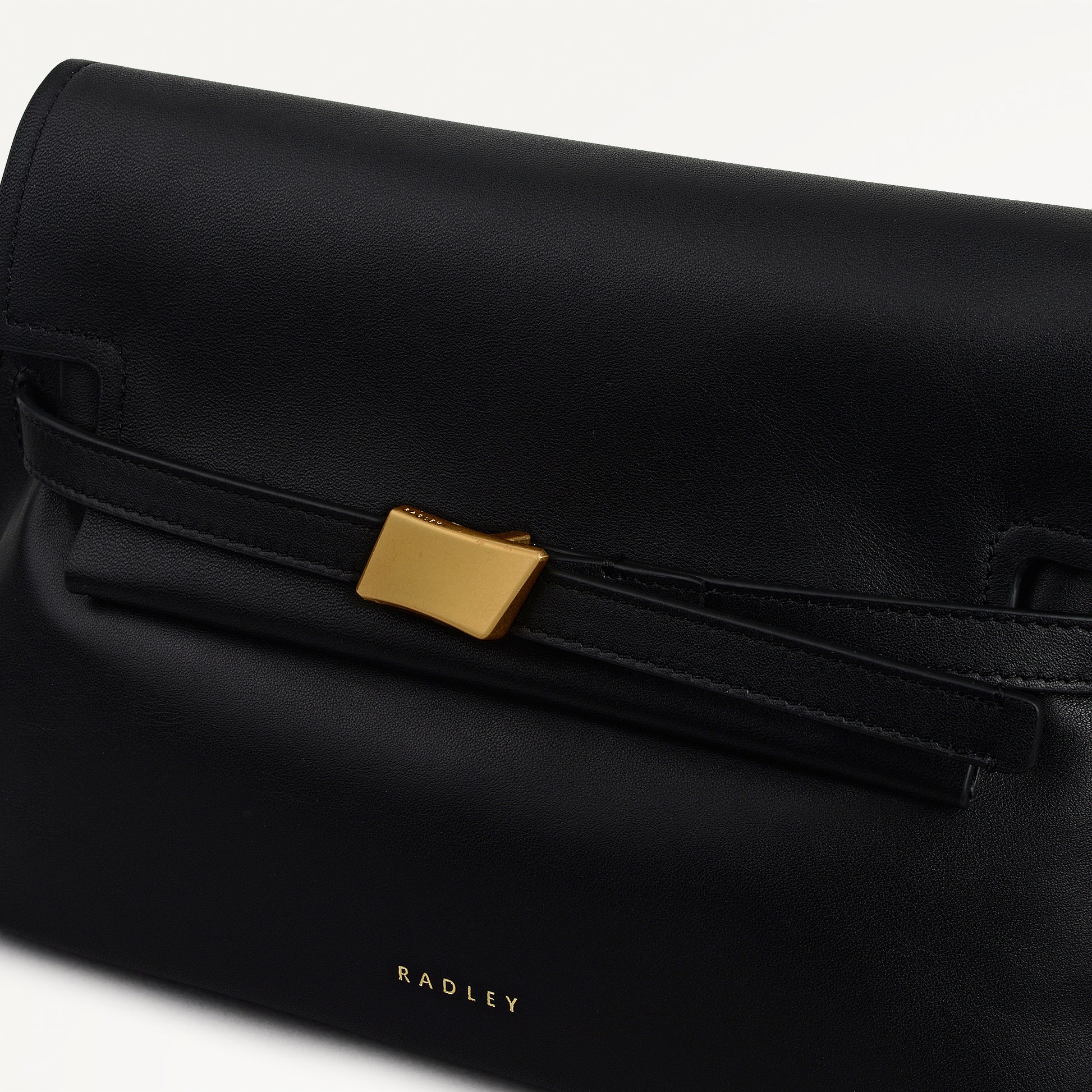 The Christina Small Flapover Cross Body Black - 113040