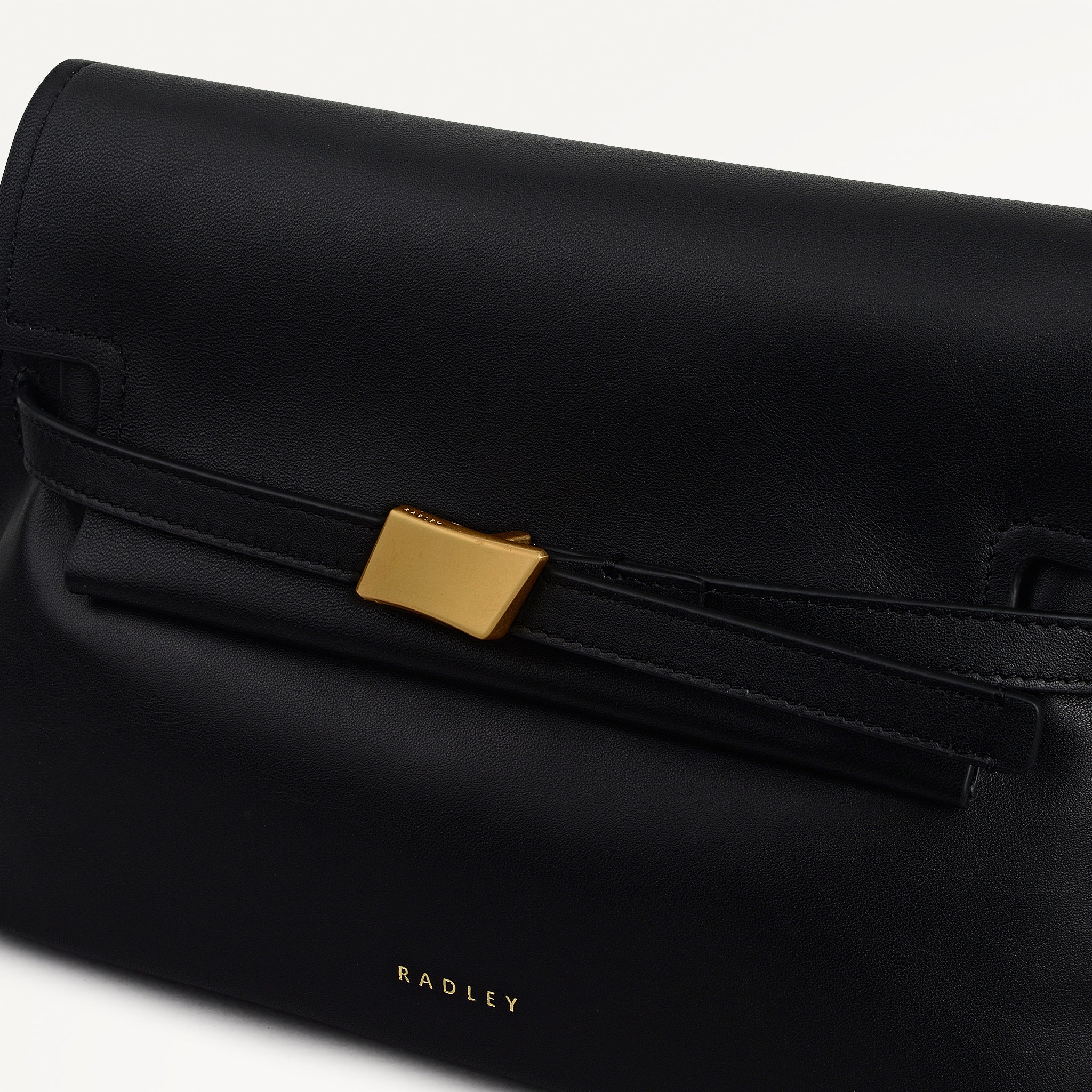 The Christina Small Flapover Cross Body Black - 113040