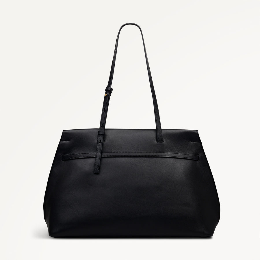 The Christina Large Ziptop Shoulder Black - 113043