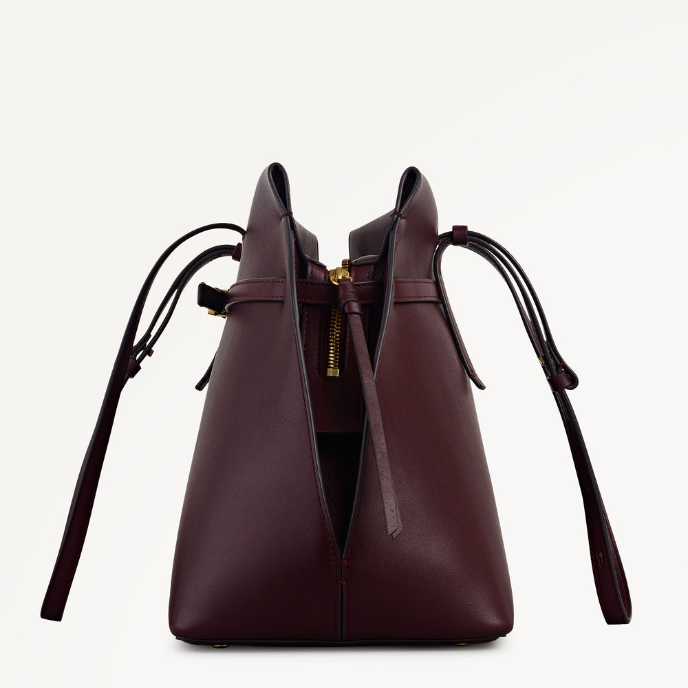 The Christina Large Ziptop Shoulder Dark Cherry - 113044