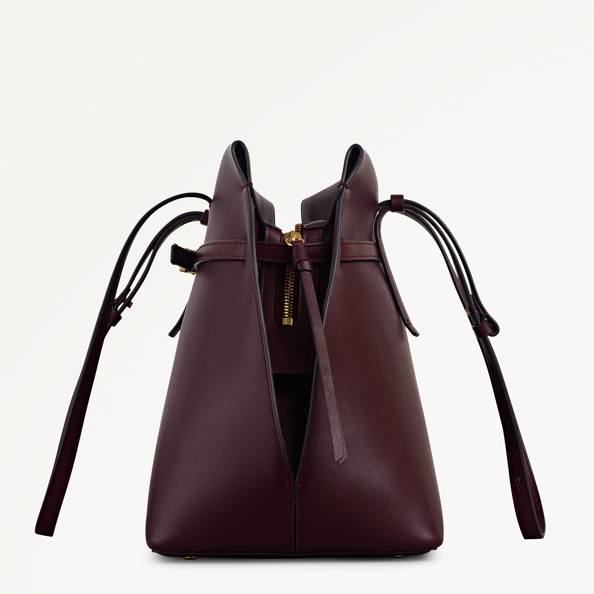 The Christina Large Ziptop Shoulder Dark Cherry - 113044