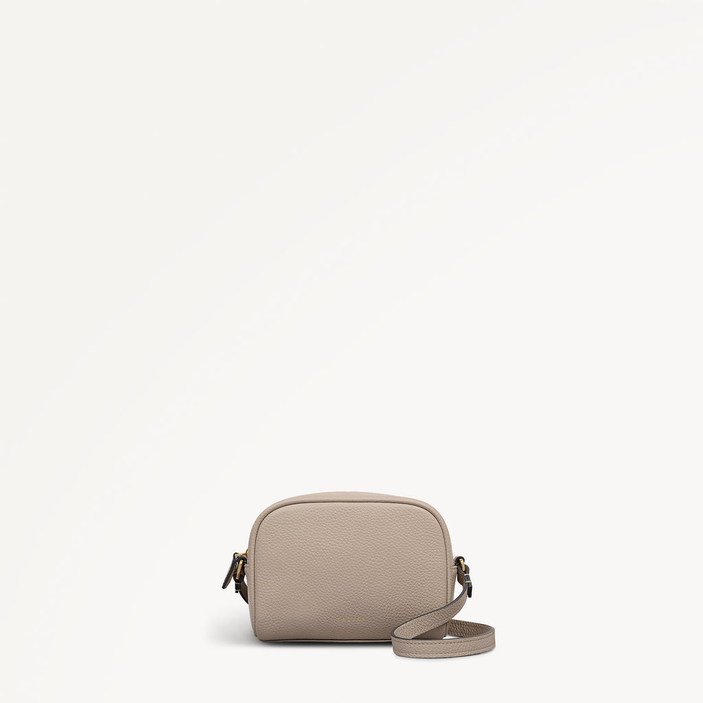 THE DAILY SMALL ZIP AROUND CROSS BODY PORCINI