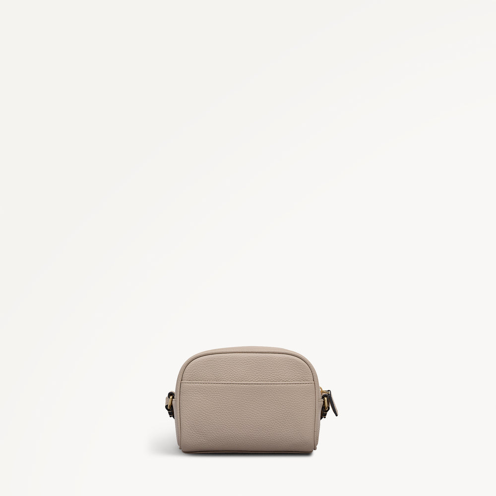 THE DAILY SMALL ZIP AROUND CROSS BODY PORCINI