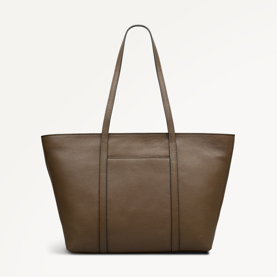 The Weekly Large Open Top Tote Coffee - 113052